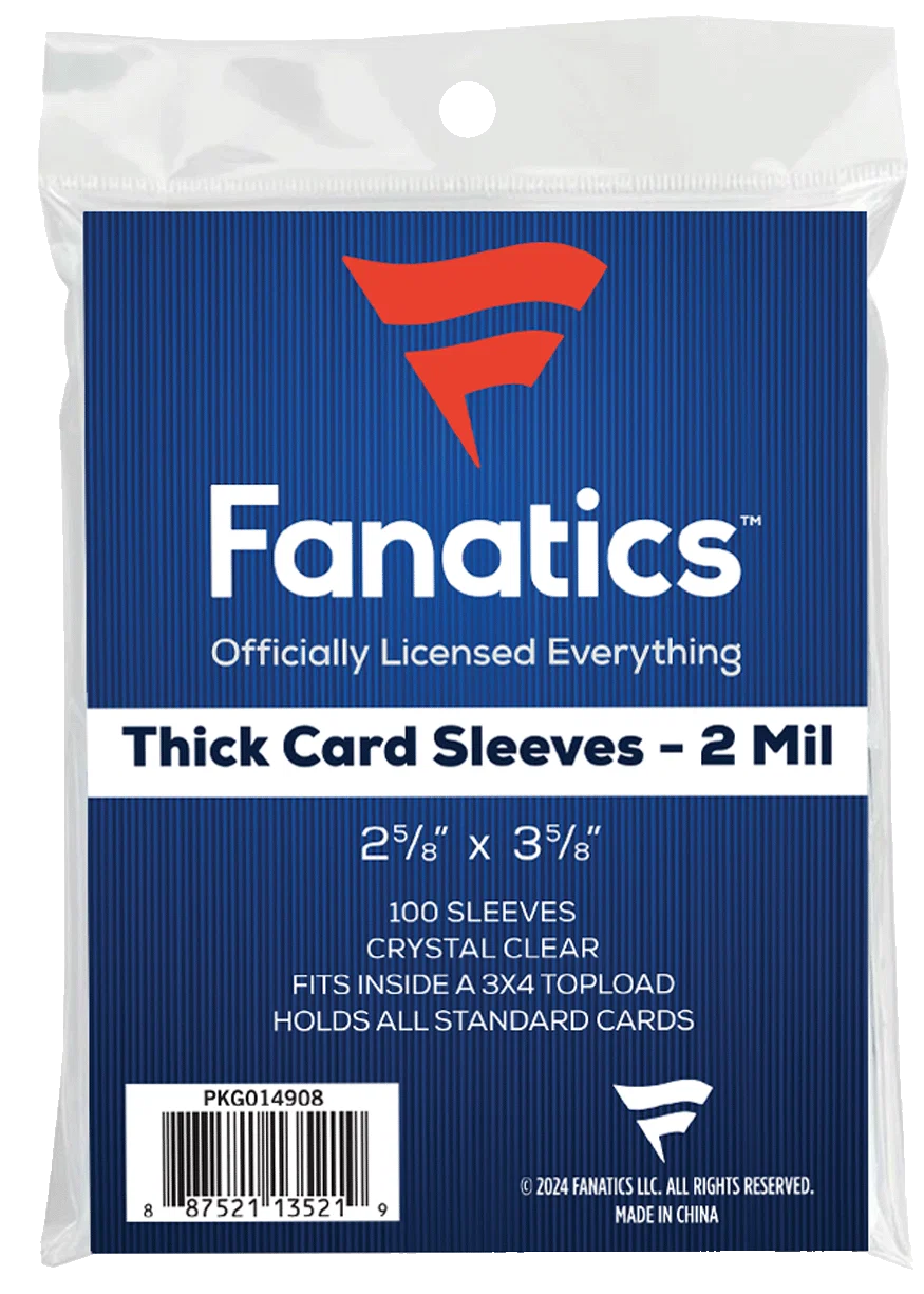 Fanatics Collectibles Thick Soft Sleeves - 100ct