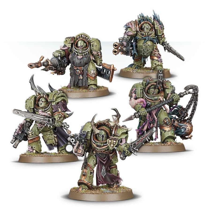 Warhammer 40k - Death Guard - Pestgarde-Terminatoren