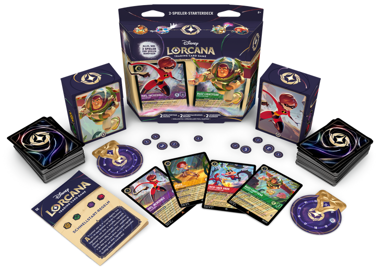 Disney Lorcana Unbekannte Wildnis 2 Spieler Starterdeck DE