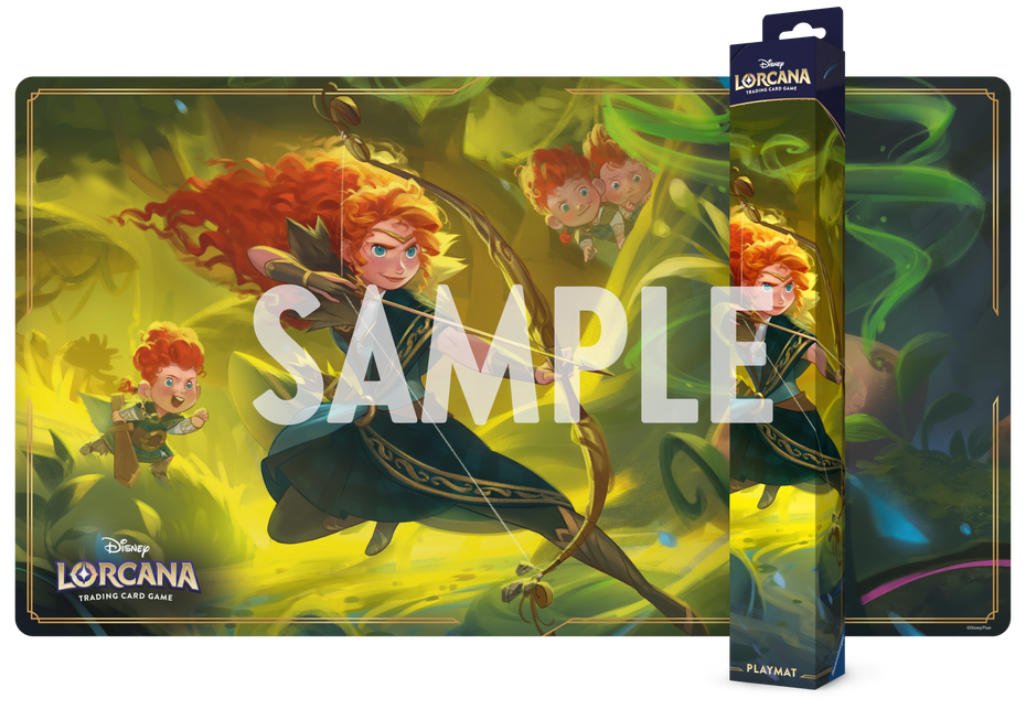 Disney Lorcana Unbekannte Wildnis Playmat Merida