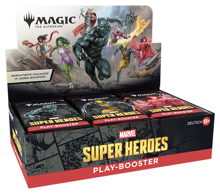 Magic Marvel Super Heroes Play-Booster-Display DE