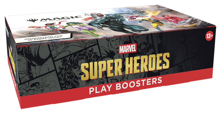 Magic Marvel Super Heroes Play Booster Display EN