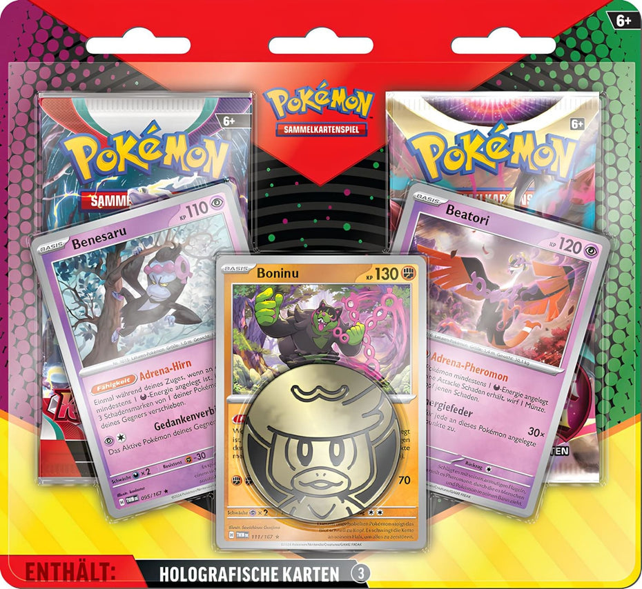 Pokémon - Aufgewerteter 2-Pack Blister - März 2025 - DE