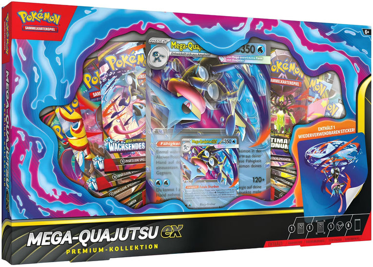 Pokémon Mega Quajutsu ex Premium-Kollektion DE
