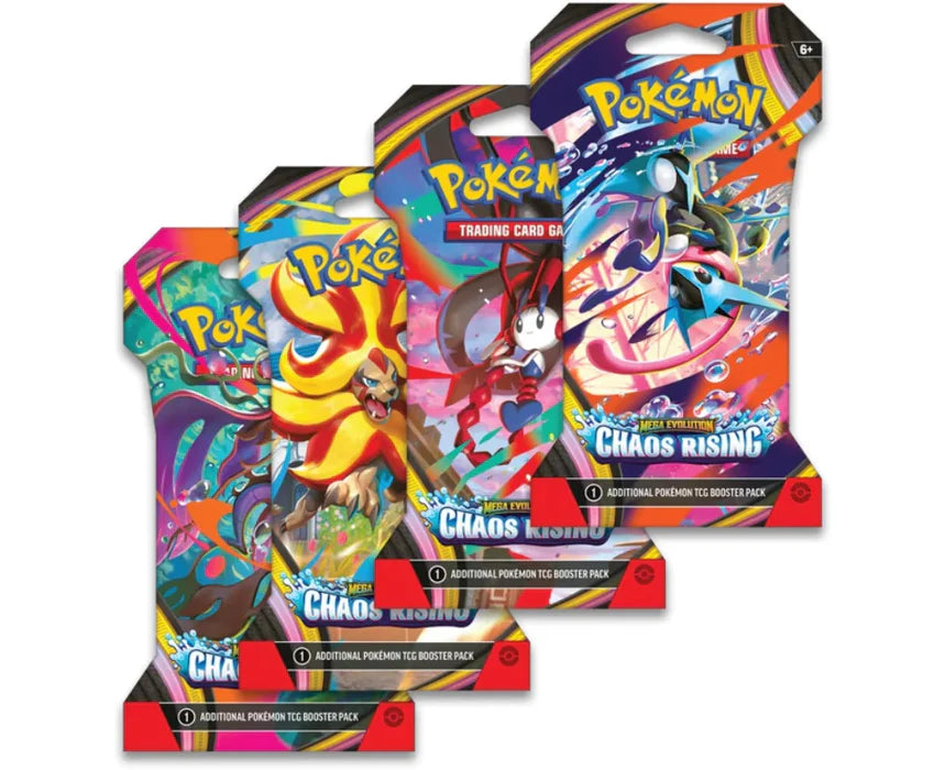 Pokémon Mega Evolution Chaos Rising Sleeved Booster EN