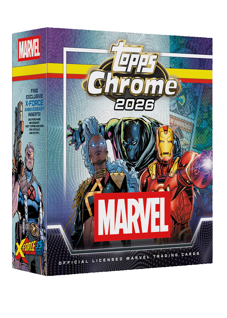 Topps Chrome 2026 Marvel Comics Mega Box