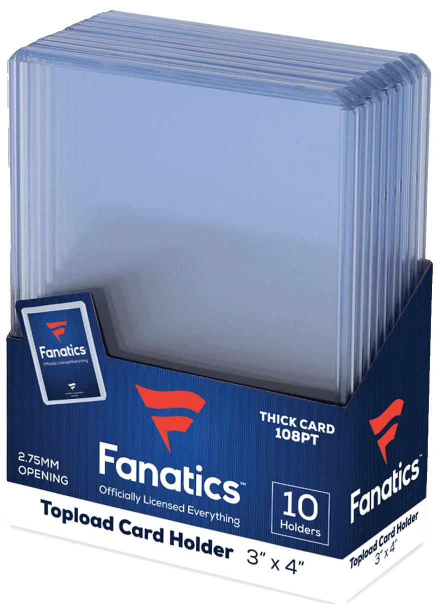 Fanatics Collectibles 108pt 3x4 Top Loader - 10ct