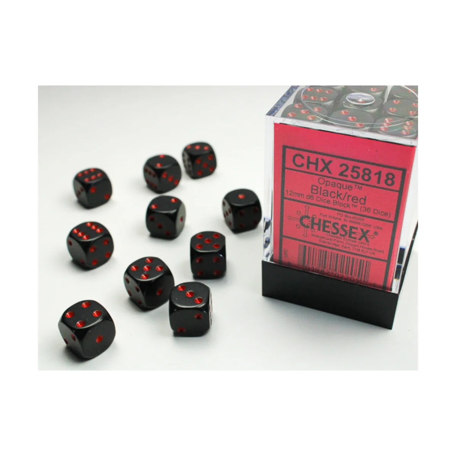 Chessex - 12mm D6 - Dice Block - Opaque TCG Zubehör
