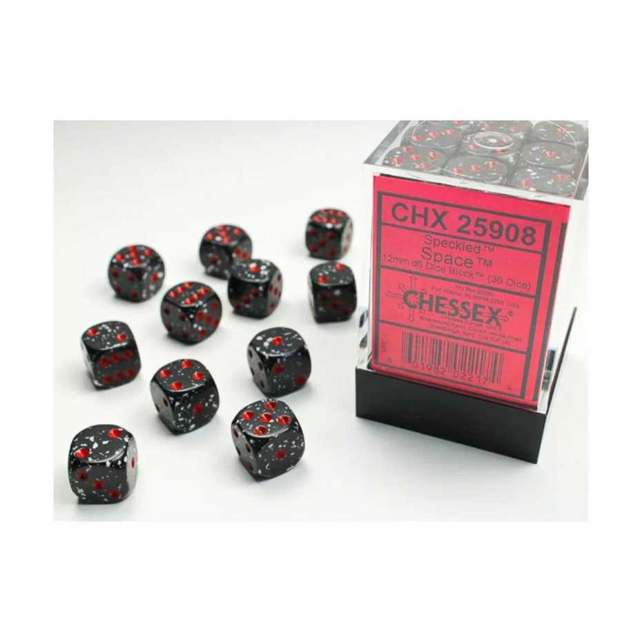 Chessex - 12mm D6 - Dice Block - Speckled Space TCG Zubehör