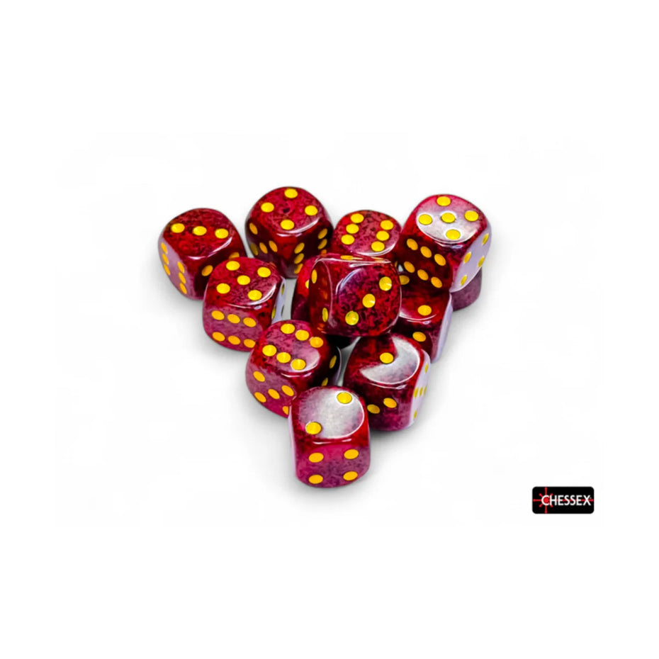 Chessex - 16mm D6 - Dice Block - Speckled Mercury TCG