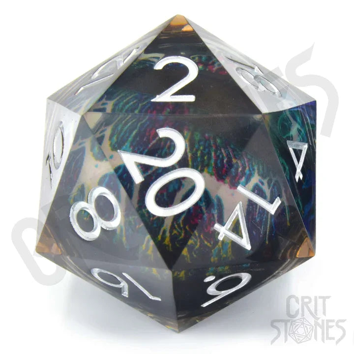 CritStones Liquid Core D20 Spectrum Sentinel Rollenspiele