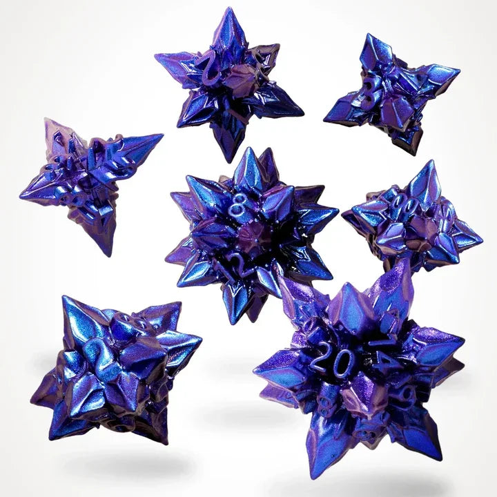 CritStones Metall RPG Dice Set Runespike Bane Rollenspiele