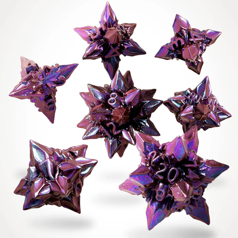 CritStones Metall RPG Dice Set