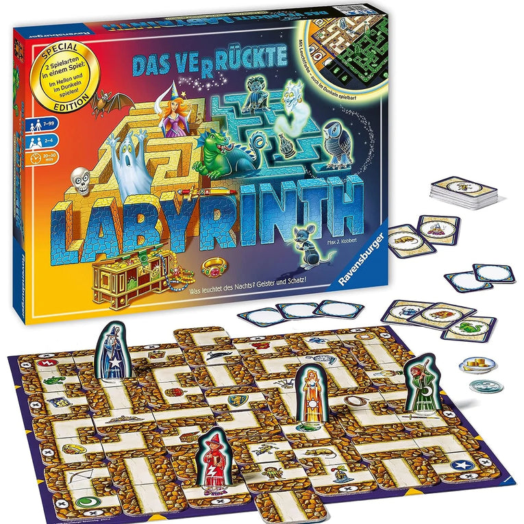 Das verrückte Labyrinth - Mit Leuchtfarbe