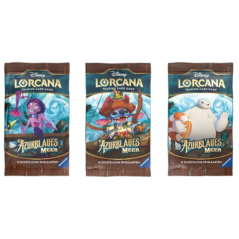 Disney Lorcana Azurblaues Meer Booster DE Sammelkartenspiel
