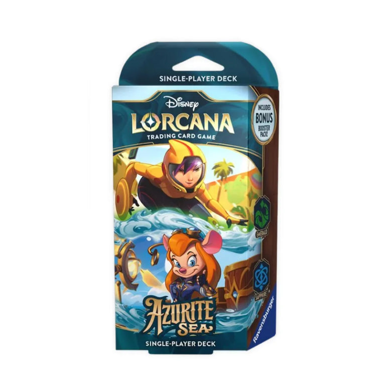 Disney Lorcana Azurite Sea Starter Deck EN Emerald Sapphire