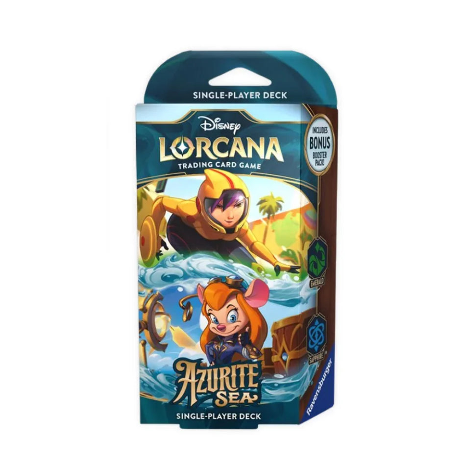 Disney Lorcana Azurite Sea Starter Deck EN Emerald Sapphire