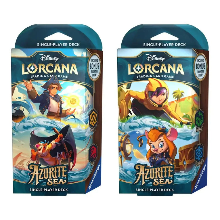 Disney Lorcana Azurite Sea Starter Deck EN Sammelkartenspiel
