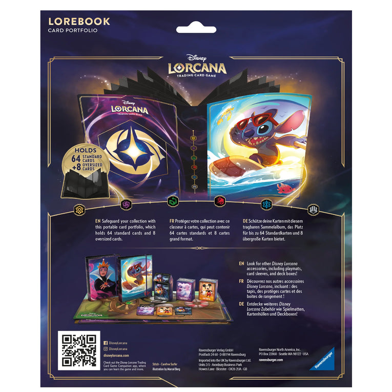 Disney Lorcana Card Binder ’Stitch’ TCG Zubehör