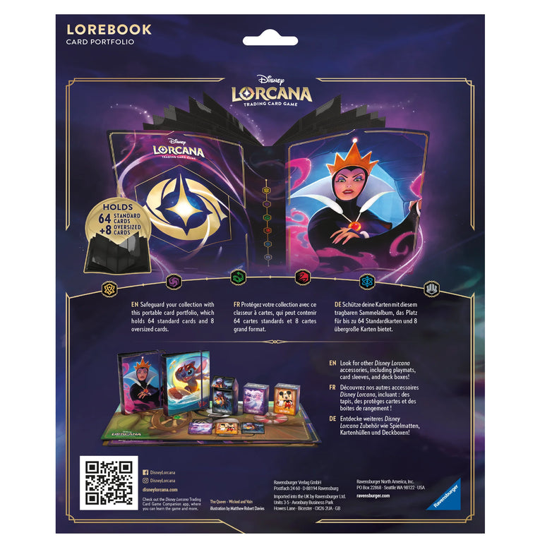 Disney Lorcana - Card Binder ’The Evil Queen’ TCG Zubehör