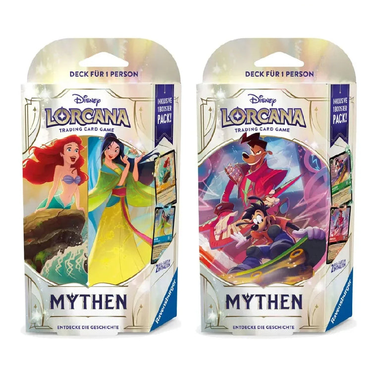 Disney Lorcana Mythen Set 9 Starterdeck DE Sammelkartenspiel