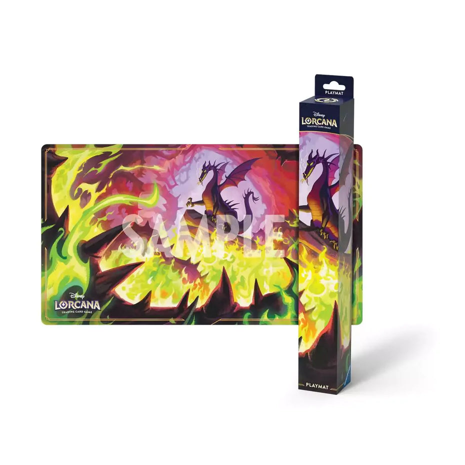 Disney Lorcana Winterzauber Playmat - Dragon Fire TCG