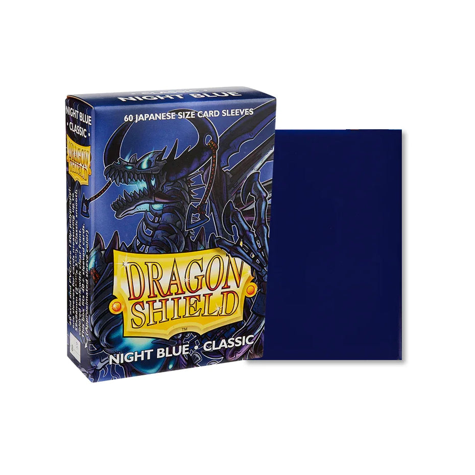 Dragon Sleeves - Japanese Size - Classic Night Blue TCG