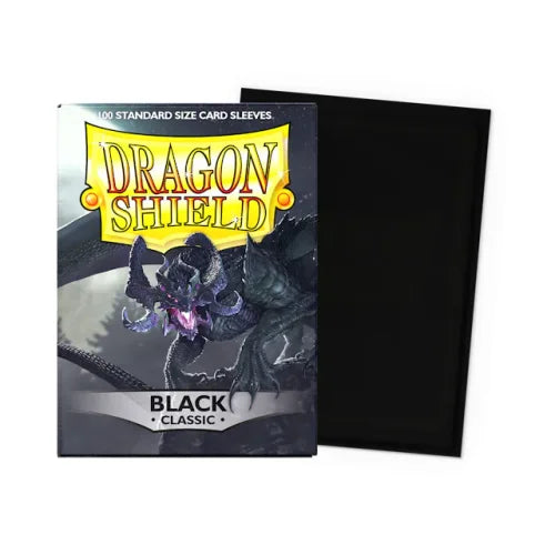 Dragon Sleeves - Standard Size - Classic Black TCG Zubehör