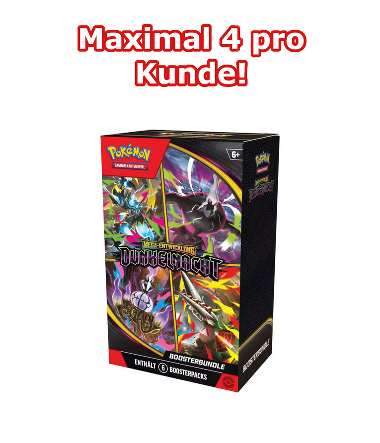 Pokémon Mega Entwicklung Dunkelnacht Boosterbundle DE