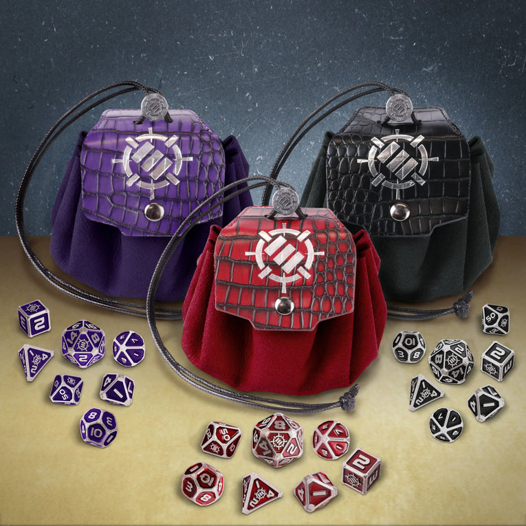 ENHANCE - Tabletop RPGs 7pc Metall RPG Dice - Collector´s