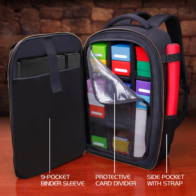 ENHANCE Trading Card Games MTG Backpack (Black) TCG Zubehör