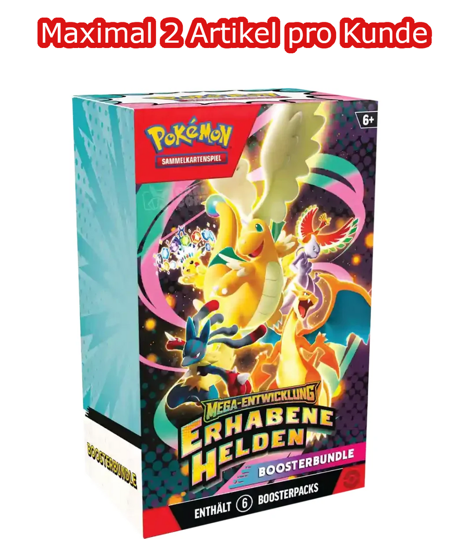 Pokémon - Erhabene Helden Boosterbundle - DE