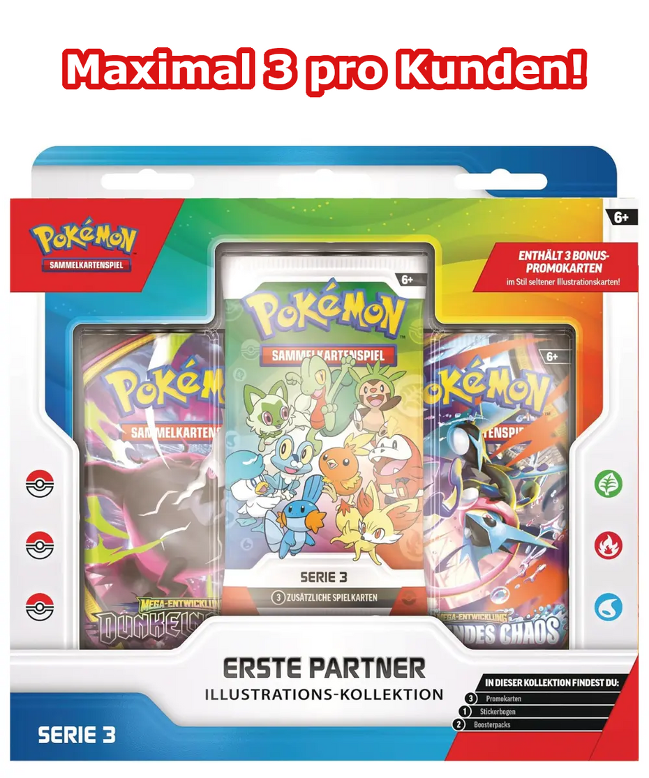 Pokémon Erste Partner Illustration-Kollektion Series 3 DE