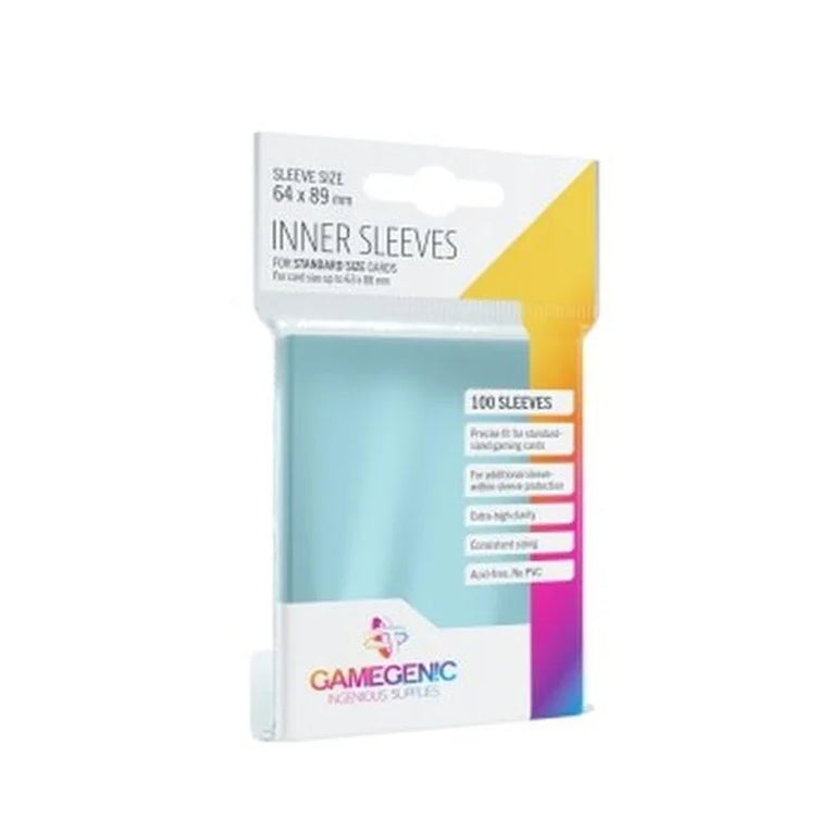 Gamegenic - Inner Sleeves Clear - Standard Size TCG Zubehör