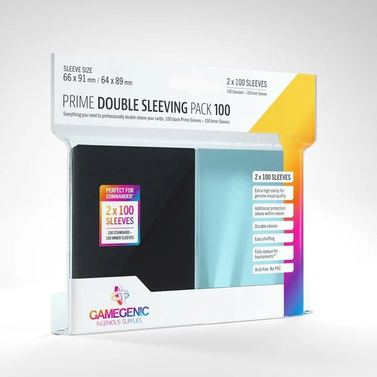 Gamegenic Prime Double Sleeving Pack Standard Size TCG