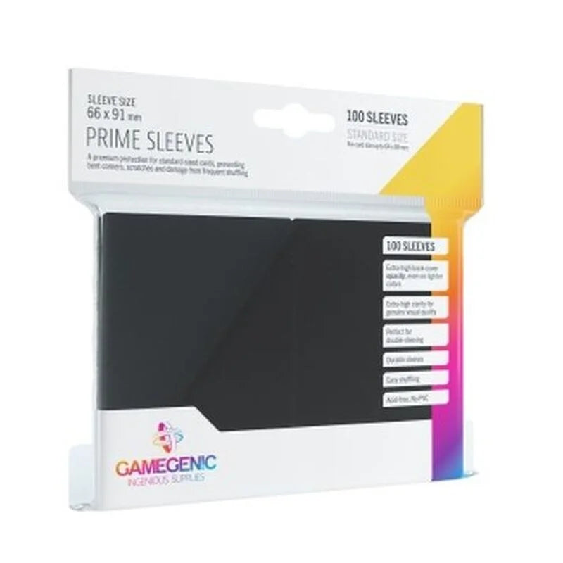 Gamegenic - Prime Sleeves - Standard Size Black TCG Zubehör