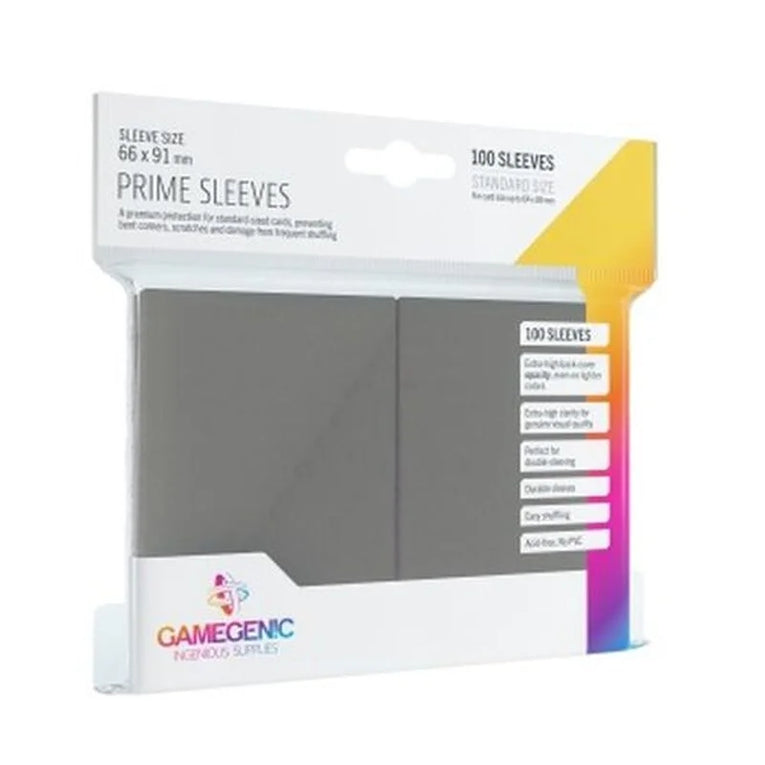 Gamegenic Prime Sleeves Standard Size Gray TCG Zubehör
