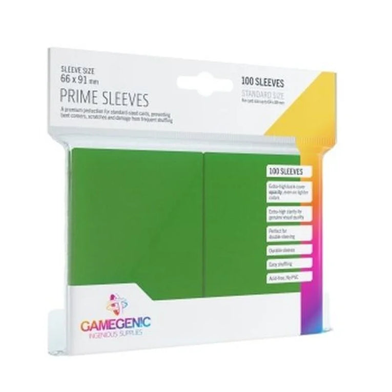 Gamegenic Prime Sleeves Standard Size Green TCG Zubehör