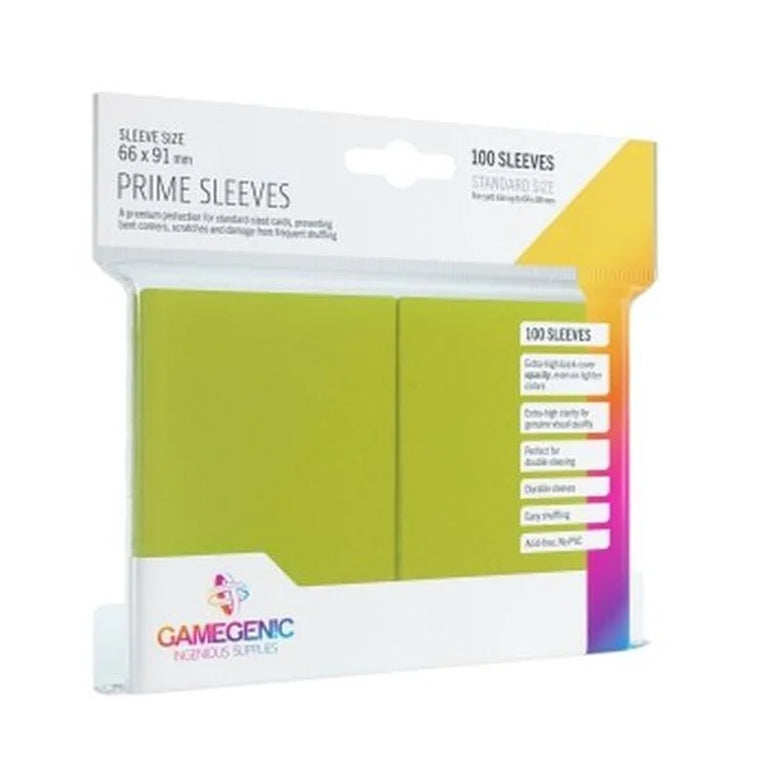 Gamegenic Prime Sleeves Standard Size Lime TCG Zubehör