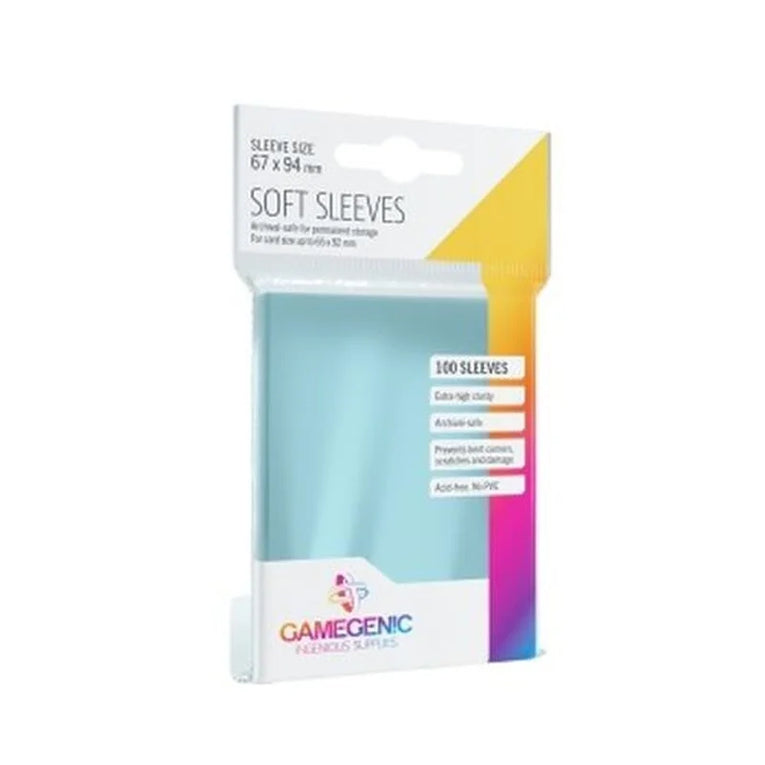 Gamegenic - Soft Sleeves - Clear - Standard Size TCG Zubehör
