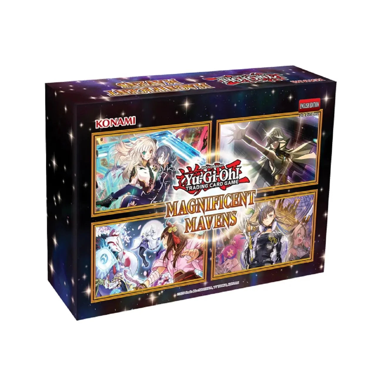 yugioh magnificent mavens cards Box EN Cards:25 Cards out_of_stock except Synchro Monsters Moana promo card given