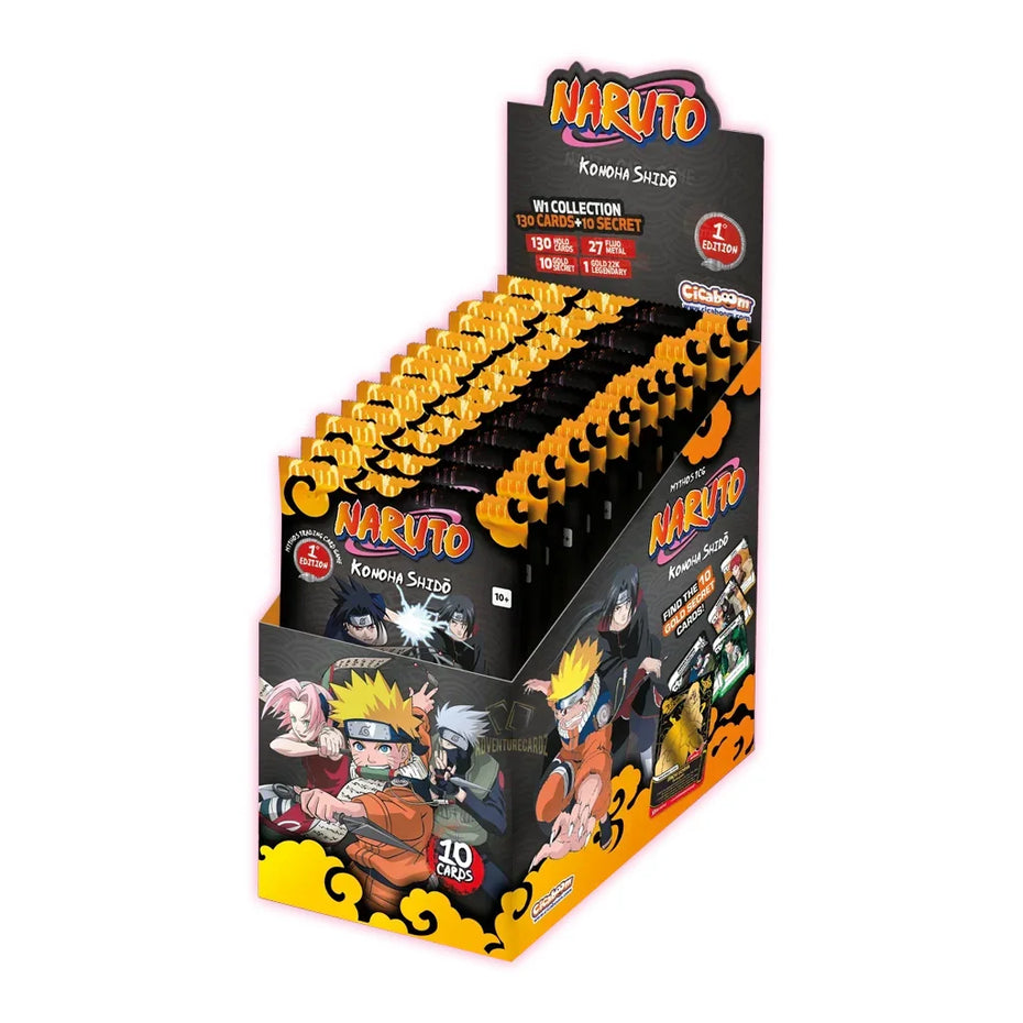 Naruto Mythos TCG Display 1st Edition EN Sammelkartenspiel