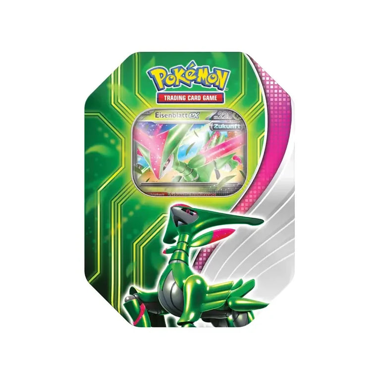 Pokémon - Clash Tin-Box - DE Eisenblatt ex Sammelkartenspiel