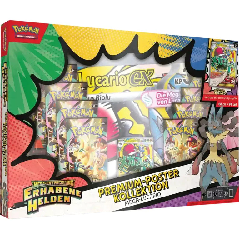 Pokémon Erhabene Helden Premium Poster Kollektion - DE Mega
