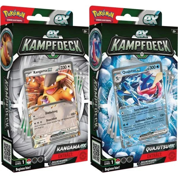 Pokémon - Kampfdeck - Quajutsu ex/Kangama ex - DE