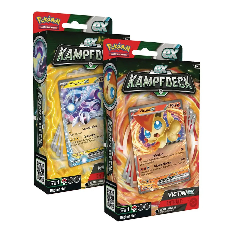 Pokémon Kampfdeck Victini ex & Miraidon ex DE