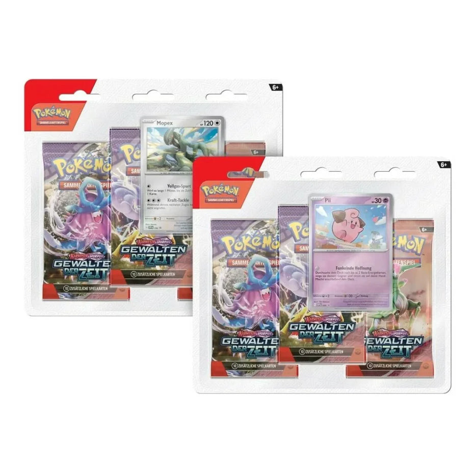 Pokémon - Karmesin & Purpur - Gewalten der Zeit - 3-Pack