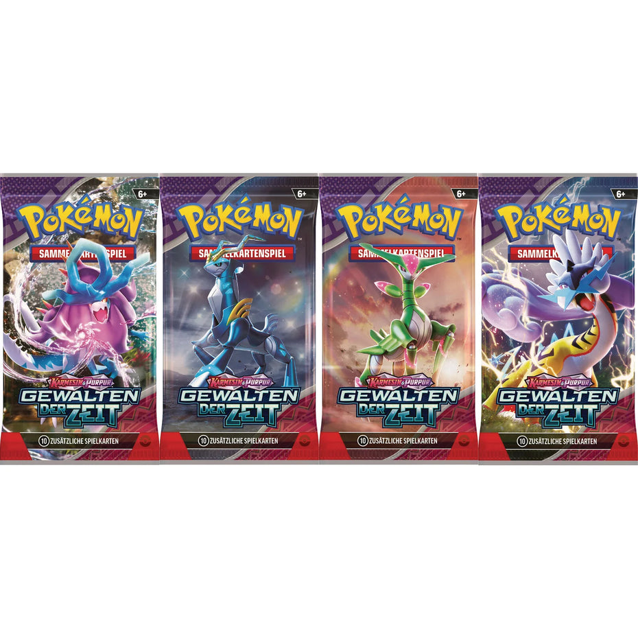 Pokémon Karmesin & Purpur Gewalten der Zeit Booster DE