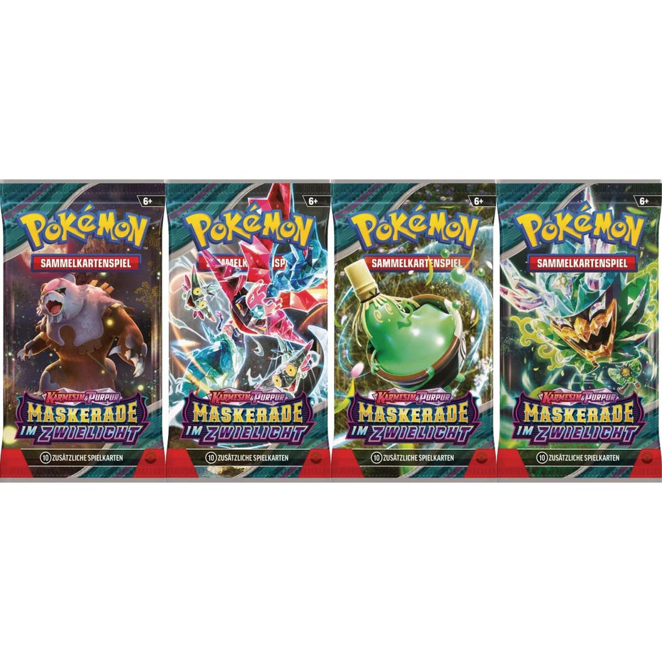 Pokémon Karmesin & Purpur Maskerade im Zwielicht Booster DE