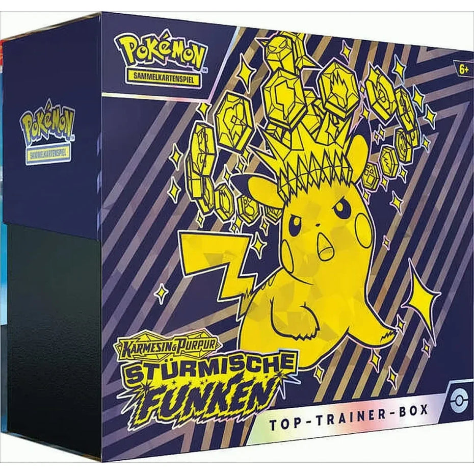 Pokémon Karmesin & Purpur Stürmische Funken Top Trainer Box